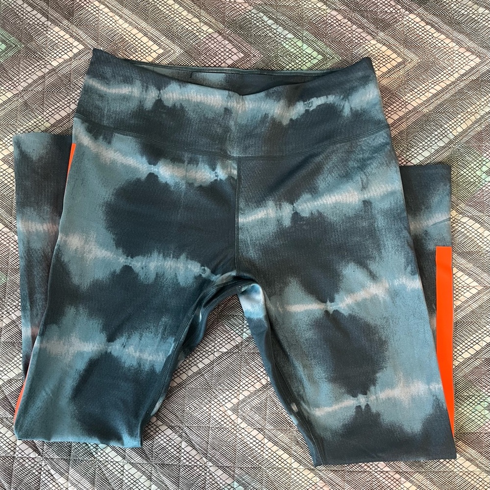 Nike Blue and Gray Dri-Fit Leggings